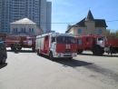 На АЗС в Балашихе прошли учения пожарных и спасателей